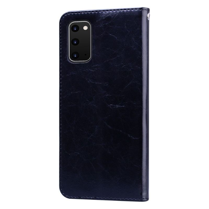 Pouzdra Na Samsung Galaxy S20 Luxusní Vintage Kožený Efekt