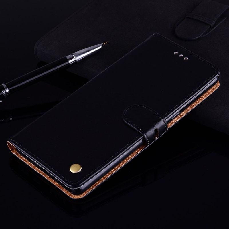 Pouzdra Na Samsung Galaxy S20 Luxusní Vintage Kožený Efekt