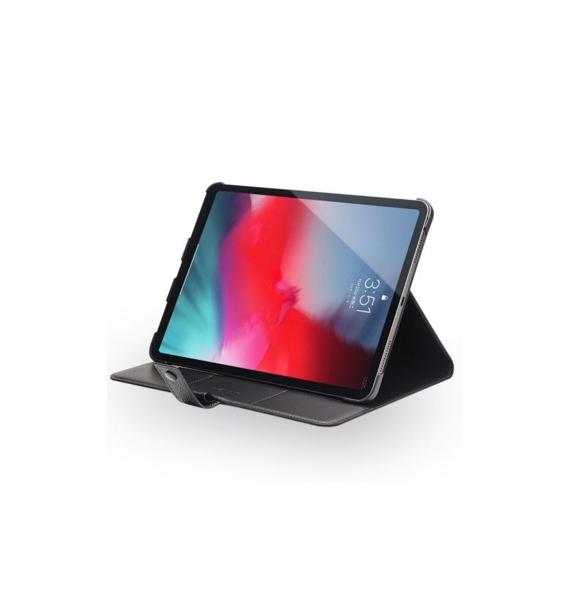 iPad Pro 12.9 2018 – Obchodní Pouzdro Z Pravé Kůže