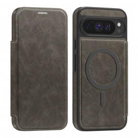 Kožené Pouzdro Folio Google Pixel 10 Pro Xl Kompatibilní S Magsafe A Pouzdrem Na Rfid Karty