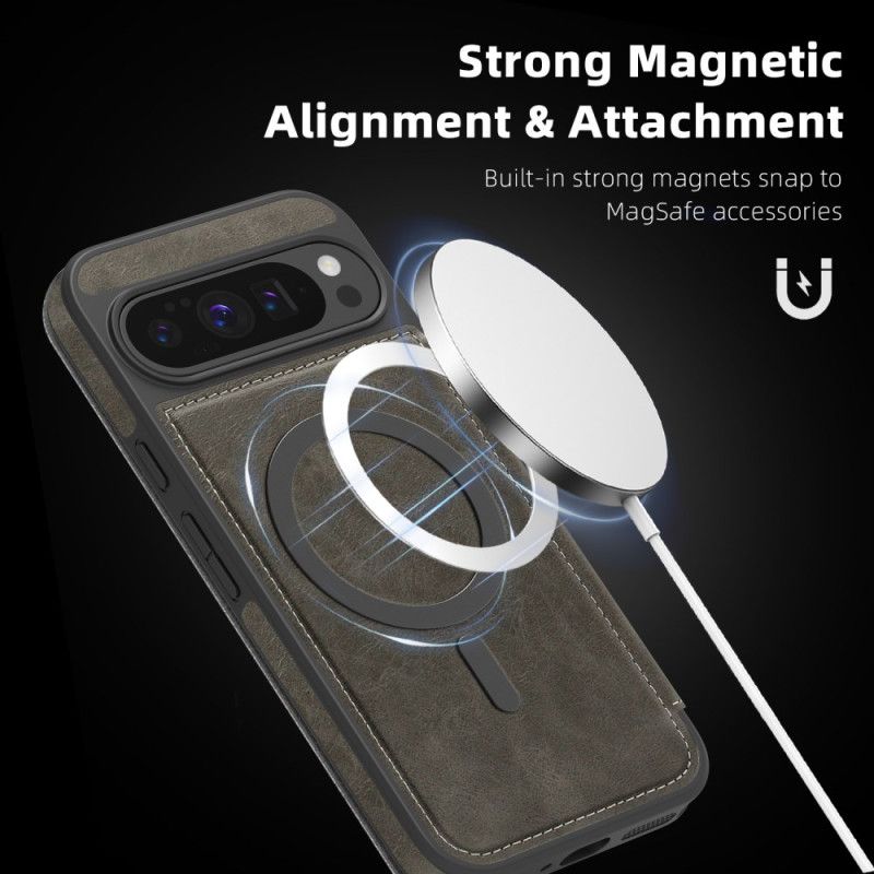 Kožené Pouzdro Folio Google Pixel 10 Pro Xl Kompatibilní S Magsafe A Pouzdrem Na Rfid Karty