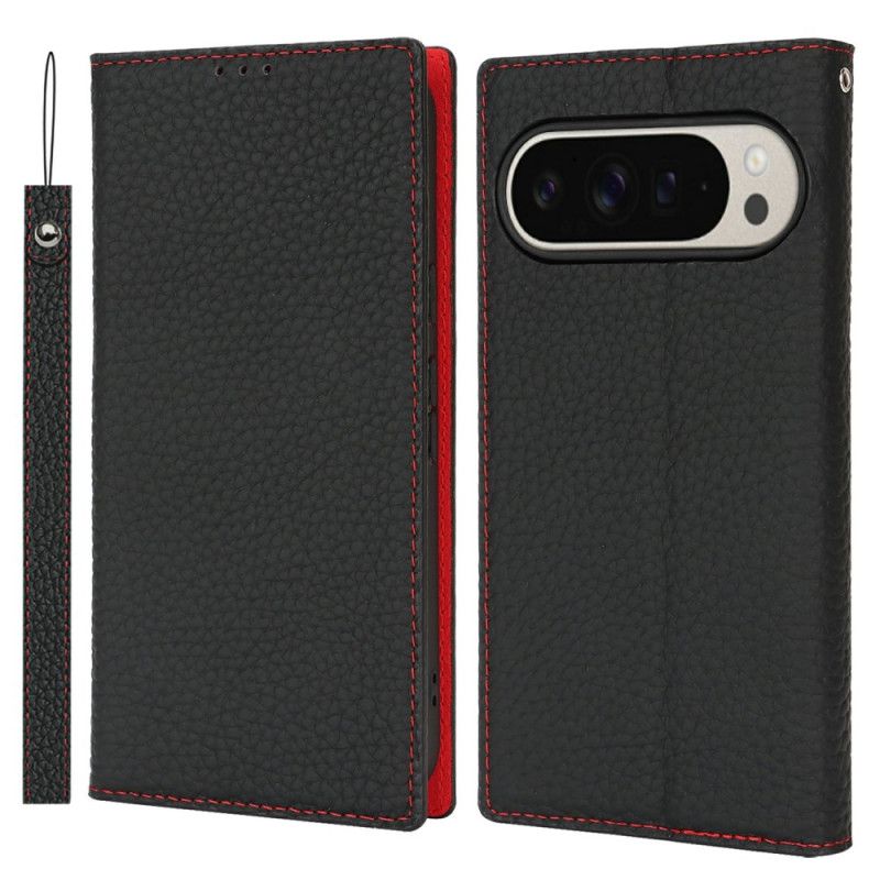 Kožené Pouzdro Google Pixel 10 Pro Xl Kryty Na Mobil Kůže S Řemínkem