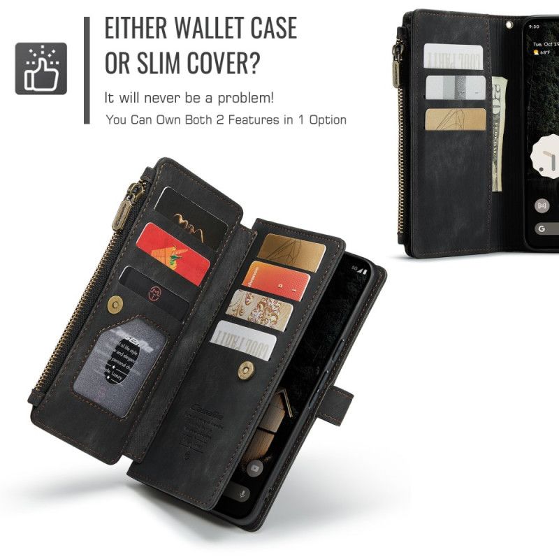 Kožený Kryt Google Pixel 10 Pro Xl Caseme Semišový Efekt