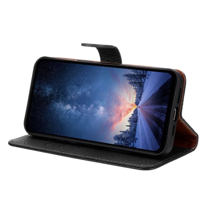 Kožený Kryt Google Pixel 10 Pro Xl Kůže S Ličiovým Vzorem