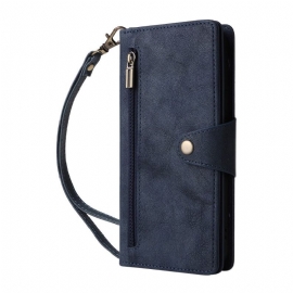 Kožený Kryt Google Pixel 10 Pro Xl Peněženka S Efektem Semiše