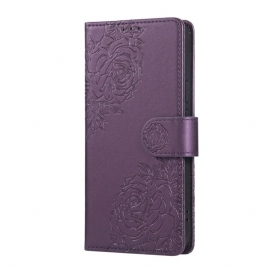 Kožený Kryt Google Pixel 10 Pro Xl Potisk Růží