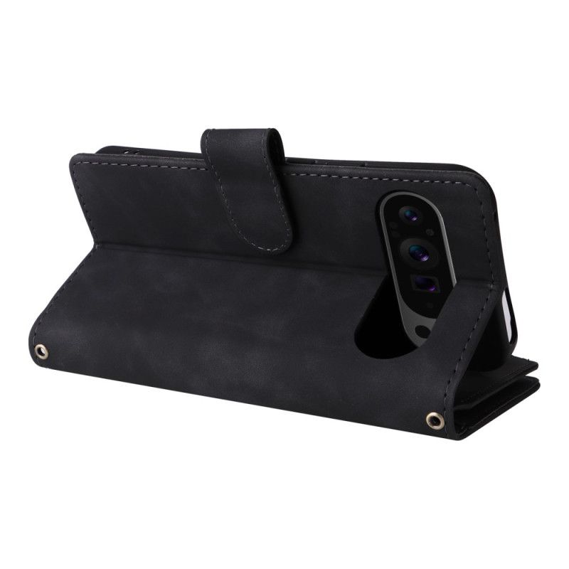 Kožený Kryt Google Pixel 10 Pro Xl Prémiová Semišová Peněženka