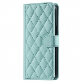 Kožený Kryt Google Pixel 10 Pro Xl Prošívaný Design S Popruhem A Ramenním Popruhem