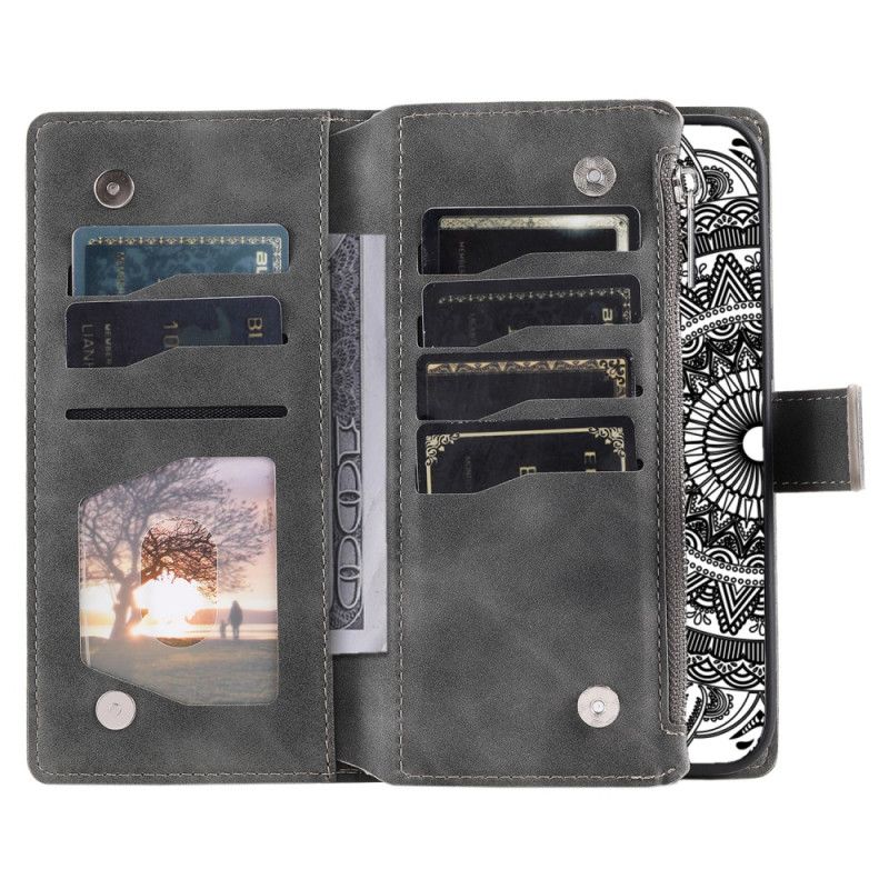 Peněženková Pouzdra Google Pixel 10 Pro Xl Kryty Na Mobil Peněženka S Semišovým Efektem Mandaly