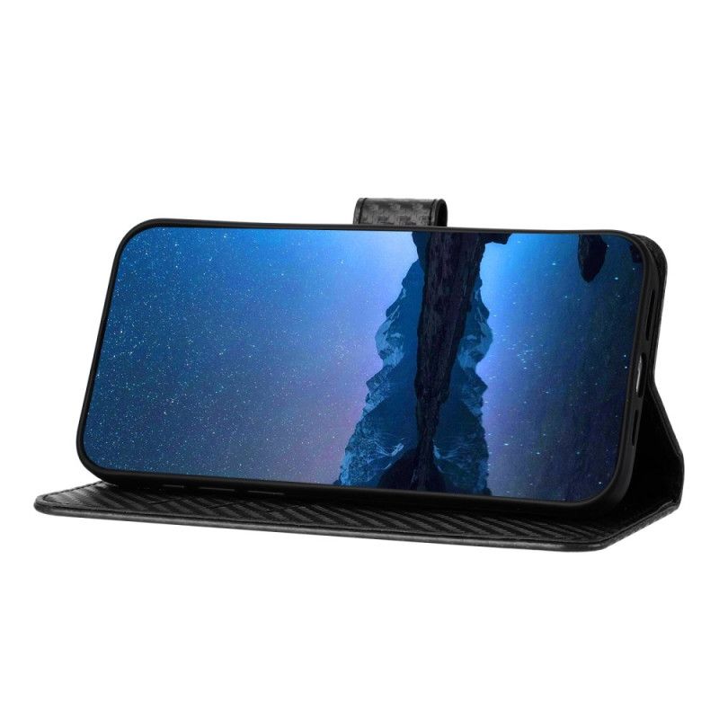 Peněženková Pouzdra Google Pixel 10 Pro Xl Uhlíková Vlákna S Popruhem