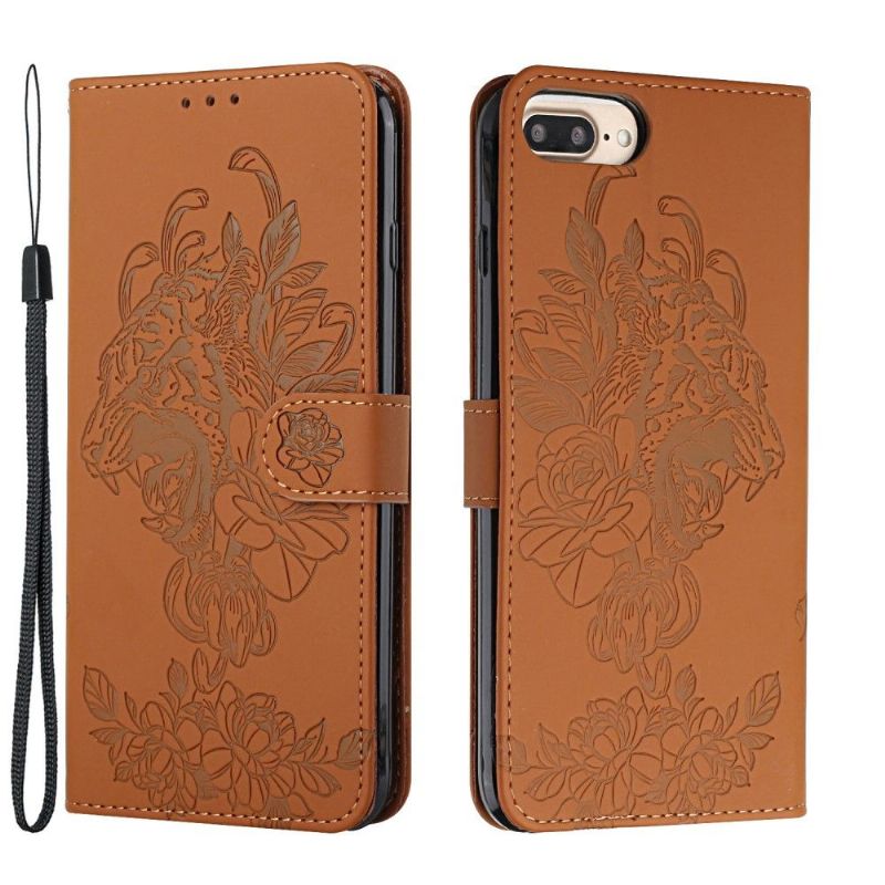 Flipové Pouzdro Na iPhone 8 Plus / 7 Plus Design Tygra