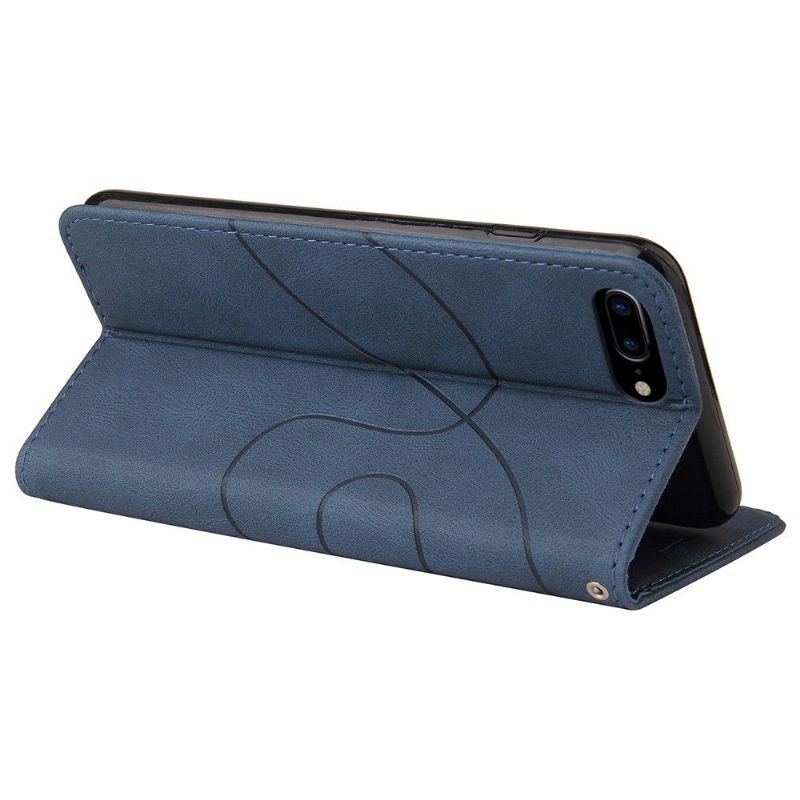 Flipové Pouzdro Na iPhone 8 Plus / 7 Plus Dvoubarevné Umělecké