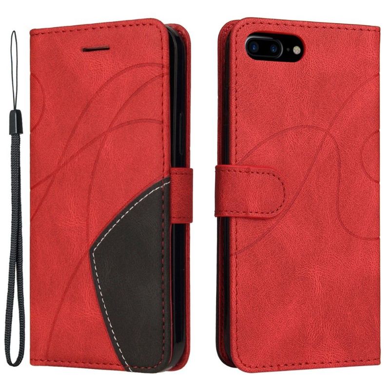 Flipové Pouzdro Na iPhone 8 Plus / 7 Plus Dvoubarevné Umělecké