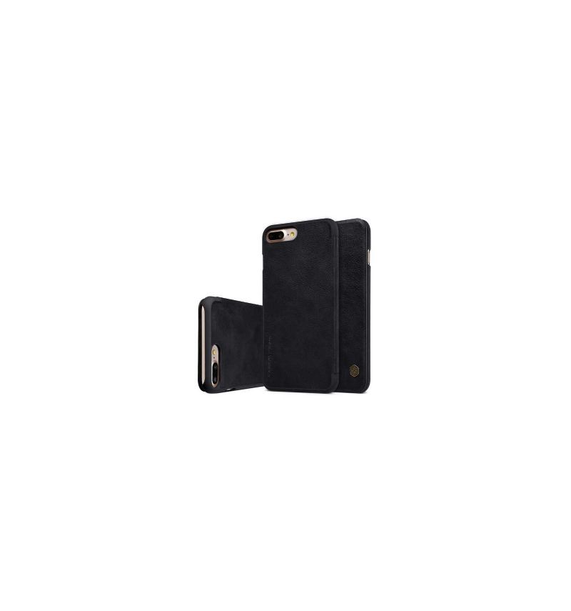 Flipové Pouzdro Na iPhone 8 Plus / 7 Plus Kožený Držák Karet Nillkin - Černý