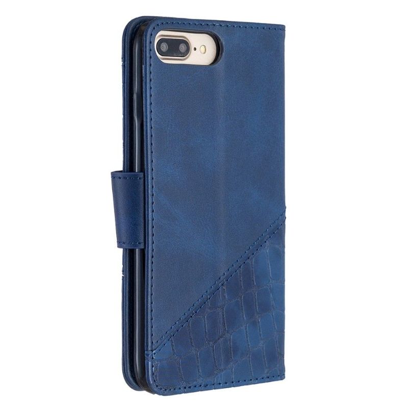 Flipové Pouzdro Na iPhone 8 Plus / 7 Plus Kožený Efekt Croc Aspect