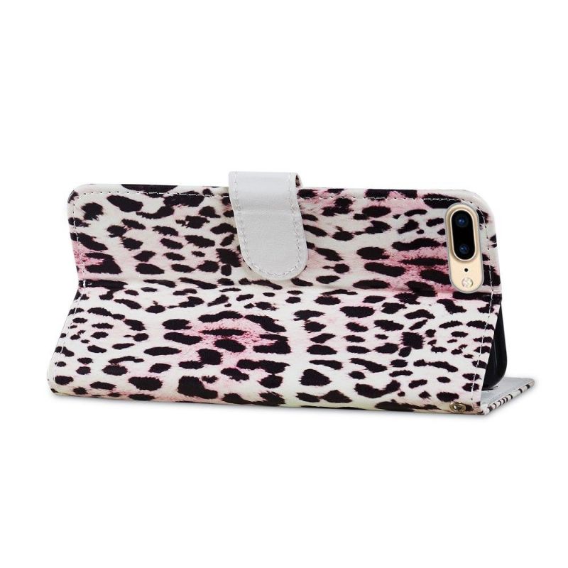 Flipové Pouzdro Na iPhone 8 Plus / 7 Plus Leopardí Vzor