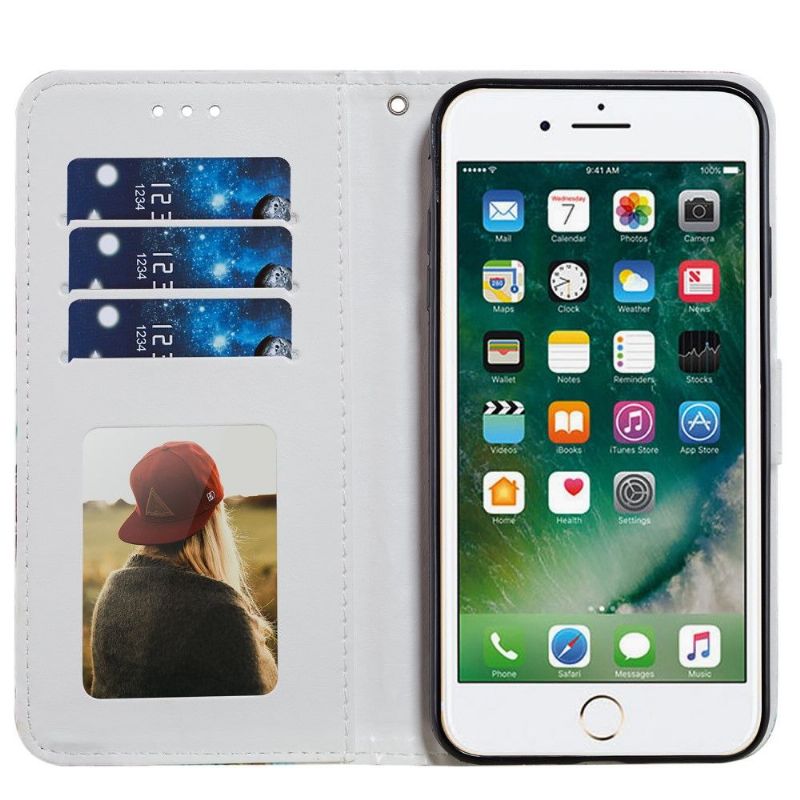 Flipové Pouzdro Na iPhone 8 Plus / 7 Plus Leopardí Vzor