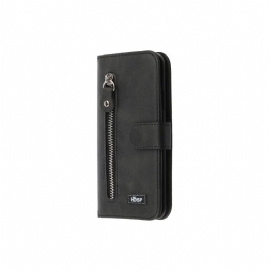 Flipové Pouzdro Na iPhone 8 Plus / 7 Plus Zip Z Umělé Kůže