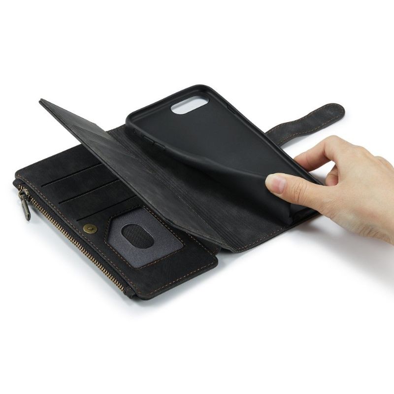 Kožené Pouzdro Na iPhone 8 Plus / 7 Plus Držák Karty Řady C30