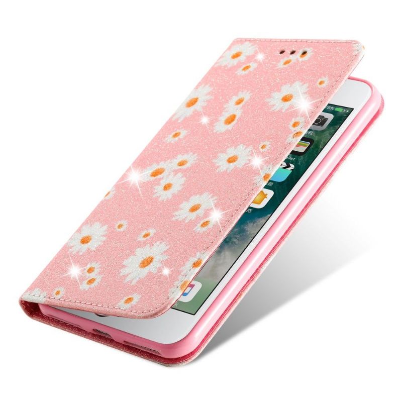 Kožené Pouzdro Na iPhone 8 Plus / 7 Plus Více Sedmikrásek