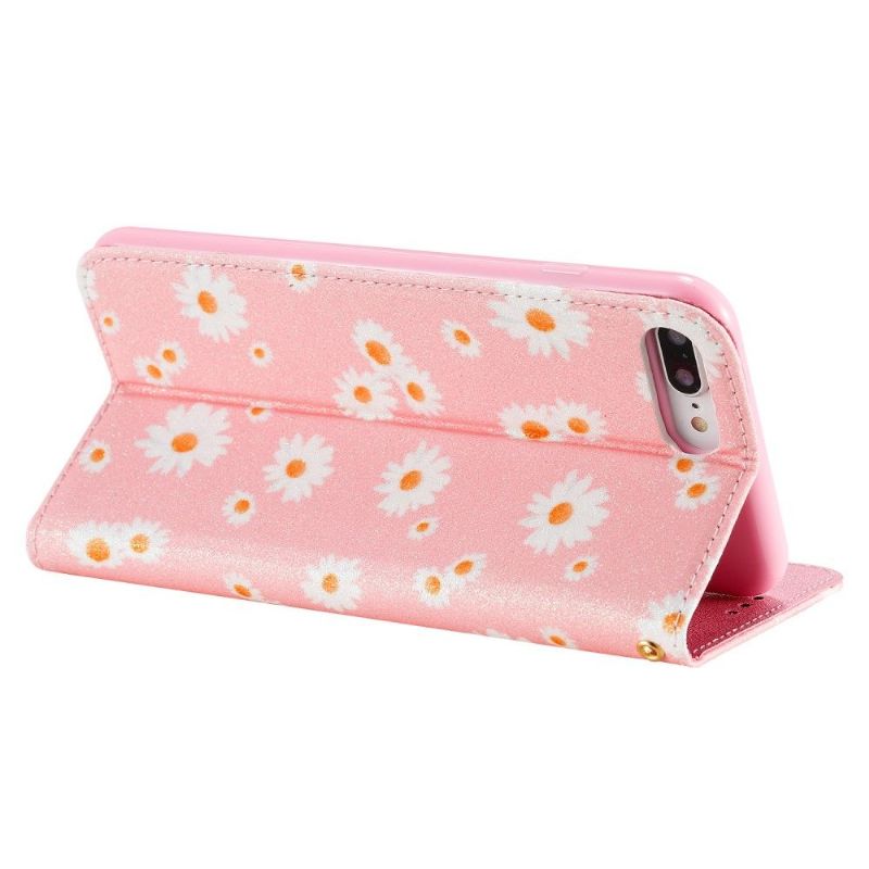 Kožené Pouzdro Na iPhone 8 Plus / 7 Plus Více Sedmikrásek