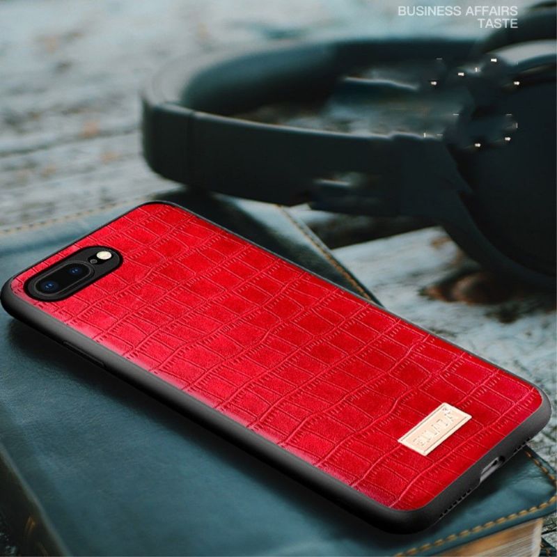 Kryt Na iPhone 8 Plus / 7 Plus Kožený Efekt Sulada Croc