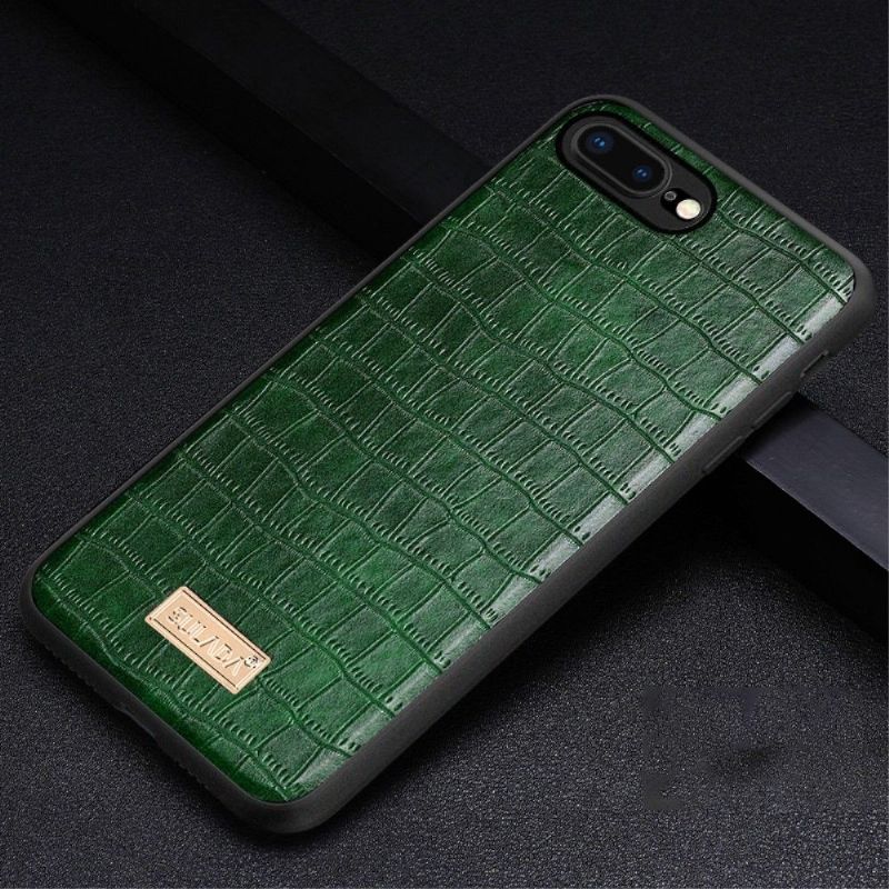 Kryt Na iPhone 8 Plus / 7 Plus Kožený Efekt Sulada Croc