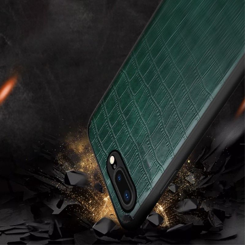 Kryt Na iPhone 8 Plus / 7 Plus Kožený Efekt Sulada Croc