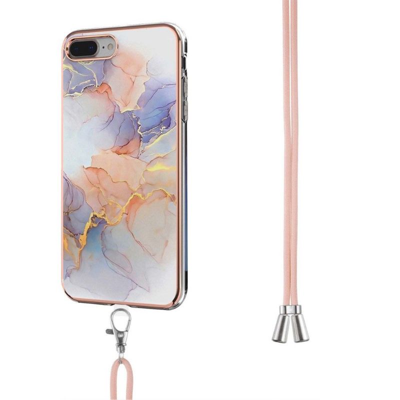Kryt Na iPhone 8 Plus / 7 Plus Na Lana Barevný Mramor
