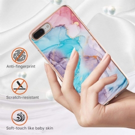 Kryt Na iPhone 8 Plus / 7 Plus Modrý Mramor
