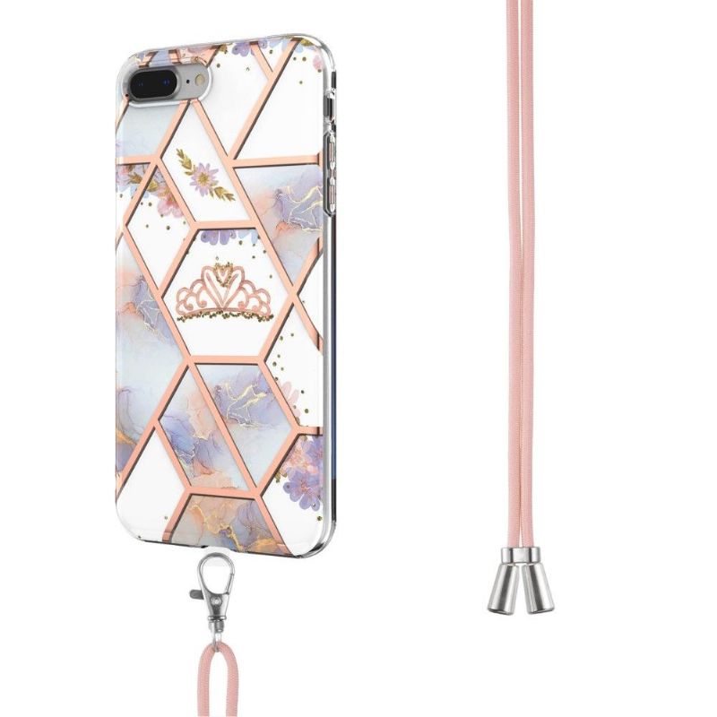 Kryty Na Mobil Na iPhone 8 Plus / 7 Plus Na Lana Mramor A Koruna