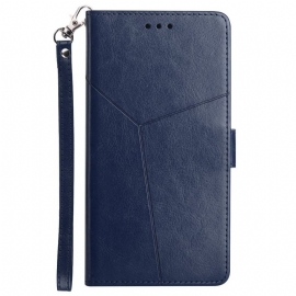 Kožený Kryt Na Xiaomi 14 Ultra Design Řemínku Y