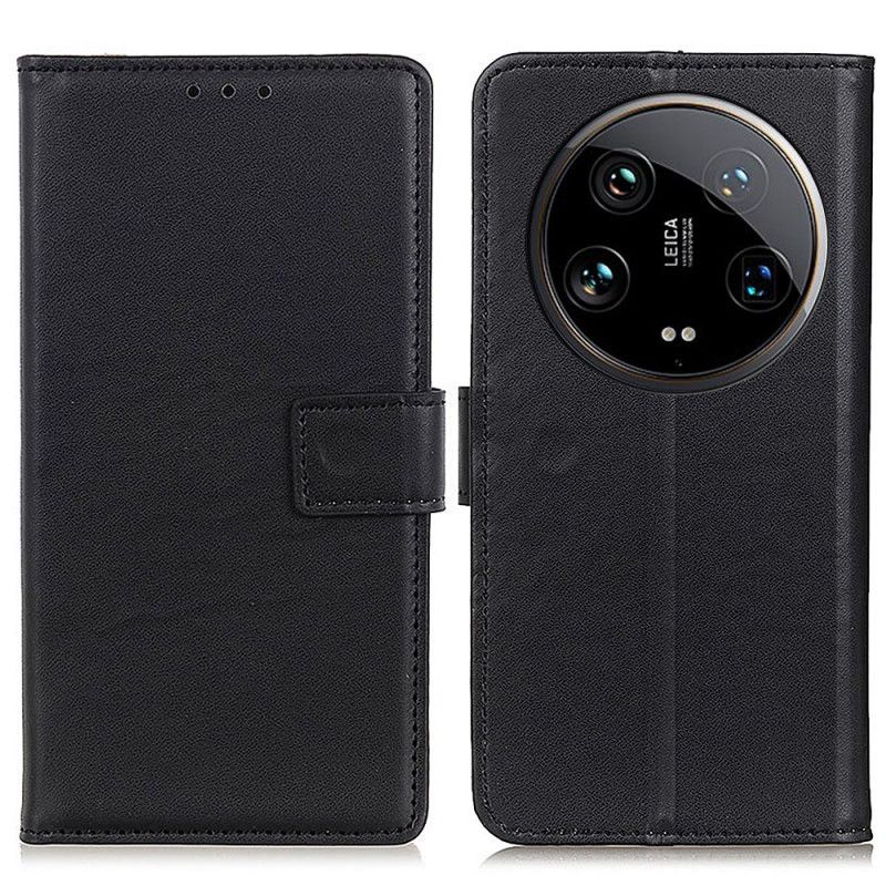 Kožený Kryt Xiaomi 14 Ultra Imitace Kůže