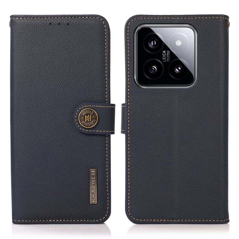 Kožený Kryt Xiaomi 14 Ultra Klasický Chazneh