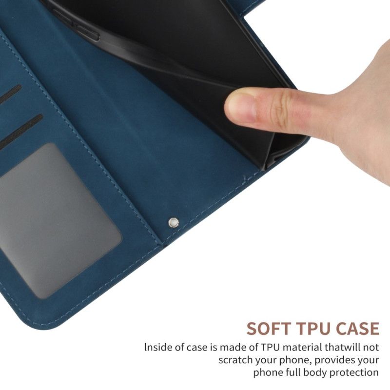 Kožený Kryt Xiaomi 14 Ultra Slunečnicový Vzor S Páskem