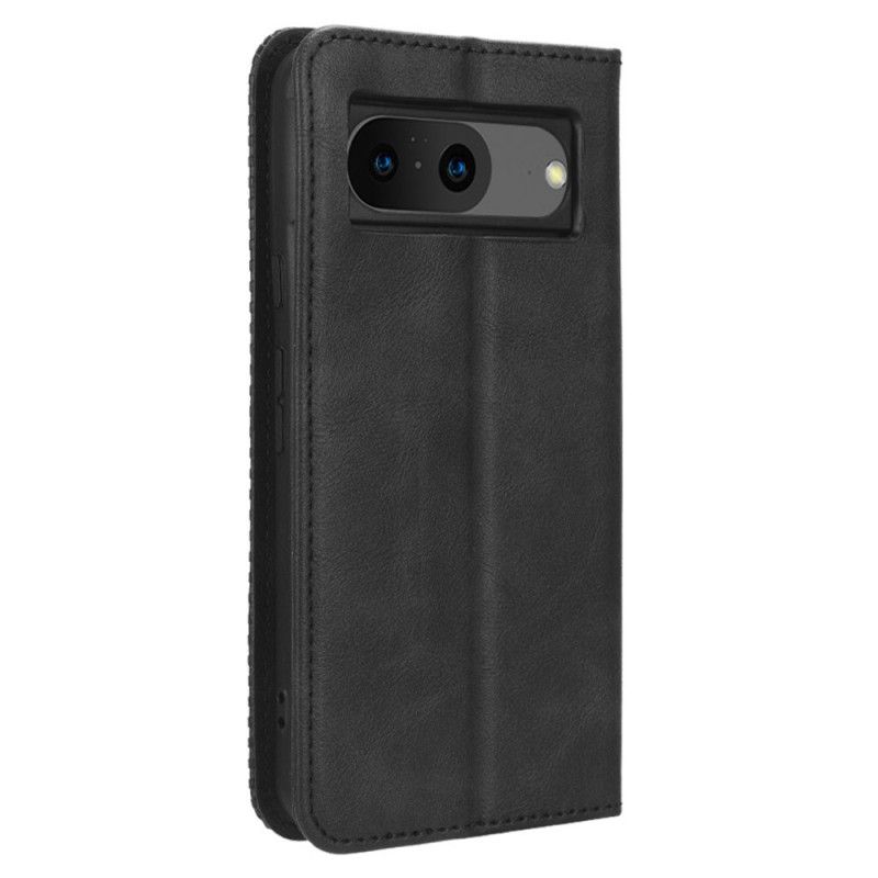 Kožené Pouzdro Folio Google Pixel 8 Retro Stylový