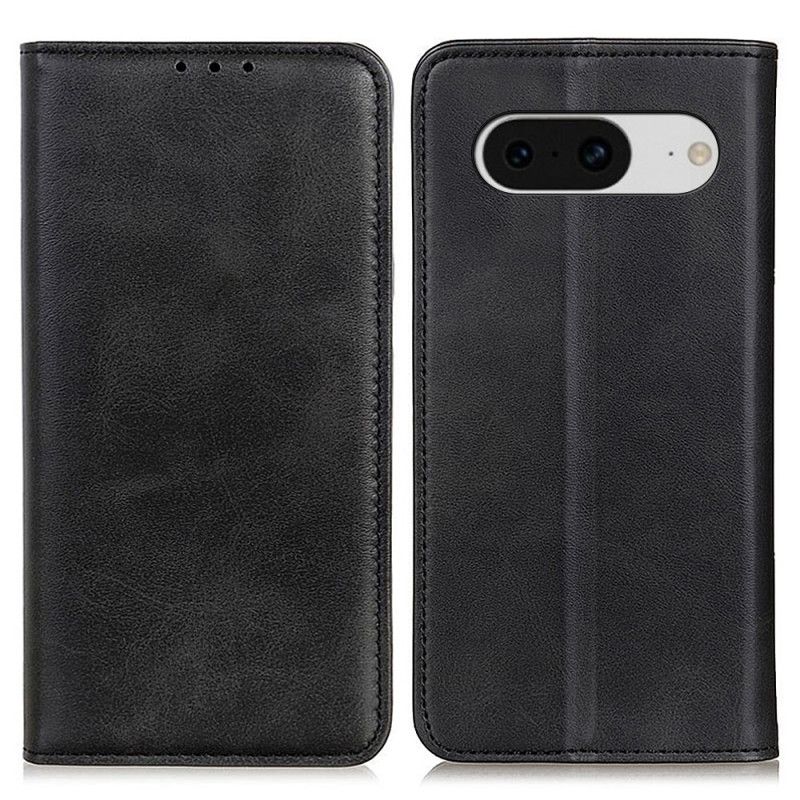 Kožené Pouzdro Google Pixel 8 Klasická Štípaná Kůže