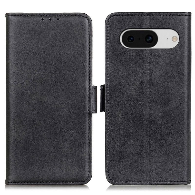 Kožený Kryt Google Pixel 8 Dvojité Zapínání