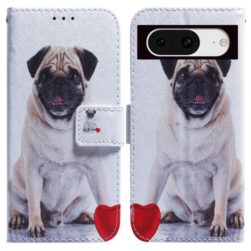 Kožený Kryt Google Pixel 8 Mops Pes