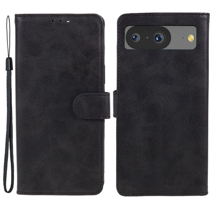 Kožený Kryt Google Pixel 8 S Lanyardem