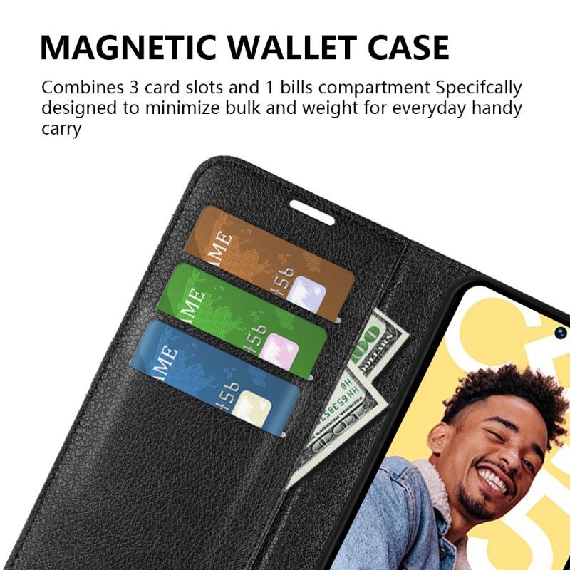 Kožený Kryt Na Google Pixel 8 Klasická Kůže Litchi