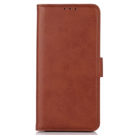 Kožený Kryt Na Google Pixel 8 Klasický Kožený Styl