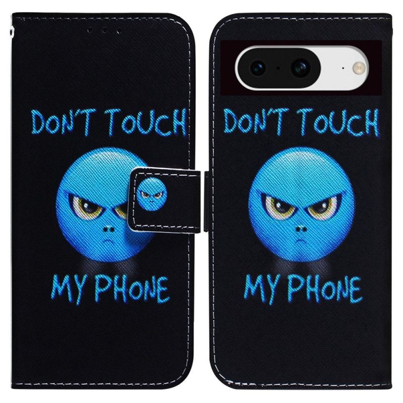 Kožený Kryt Na Google Pixel 8 Telefon Emoji