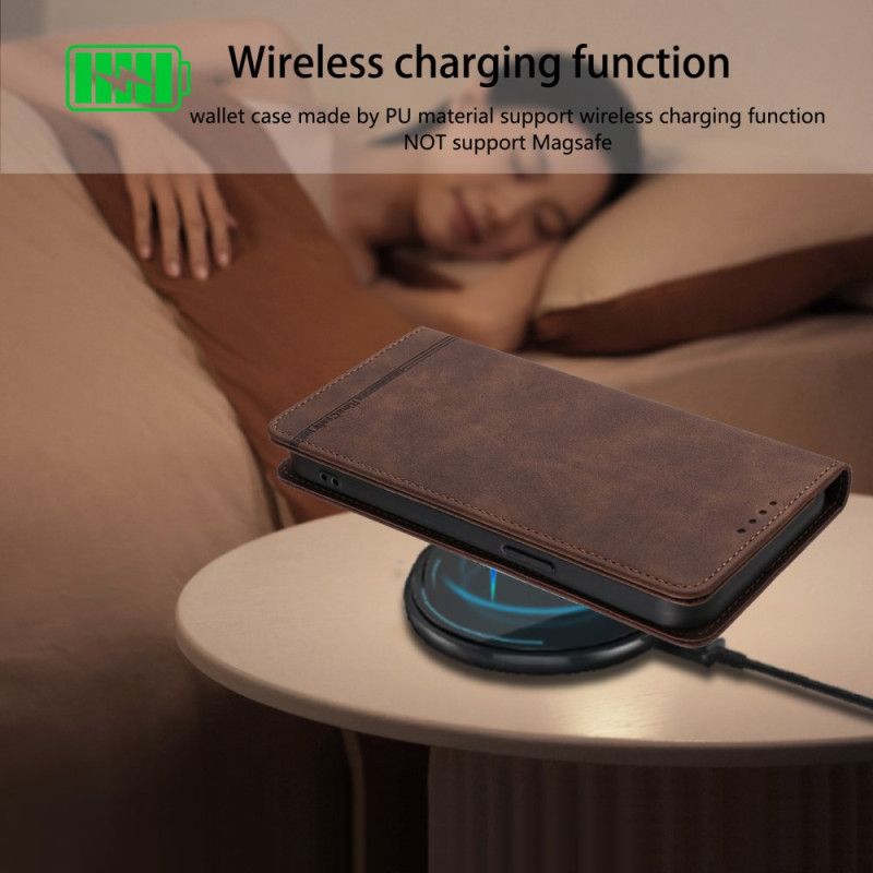 Kožené Pouzdro Folio Oneplus 15 Prémiový Rfid Design