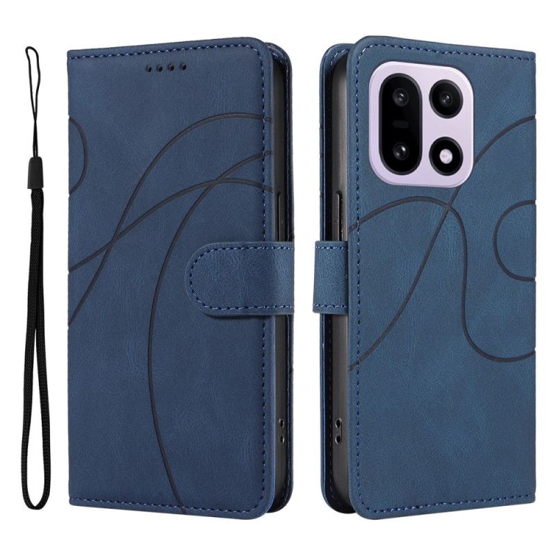 Kožený Kryt Na Oneplus 15 Vlnění