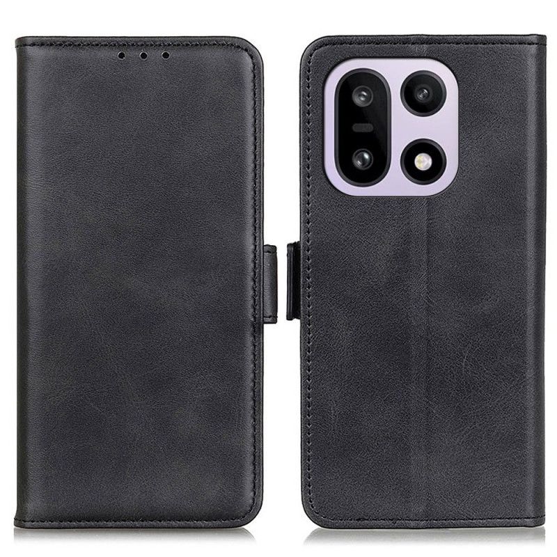 Kožený Kryt Oneplus 15 Dvojitá Spona