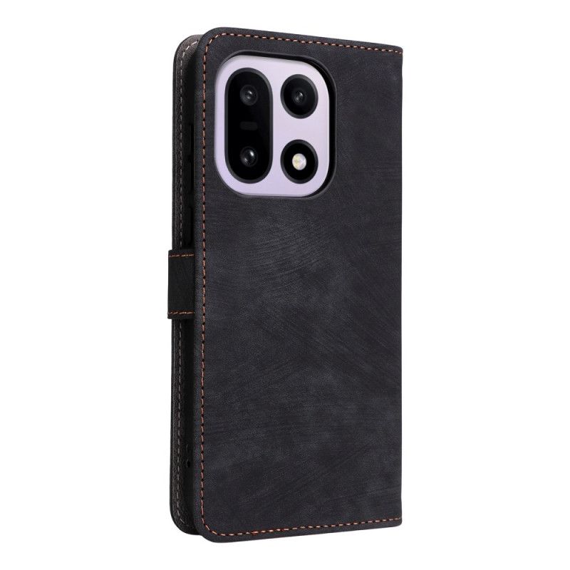 Kožený Kryt Oneplus 15 Semišový Efekt S Popruhem