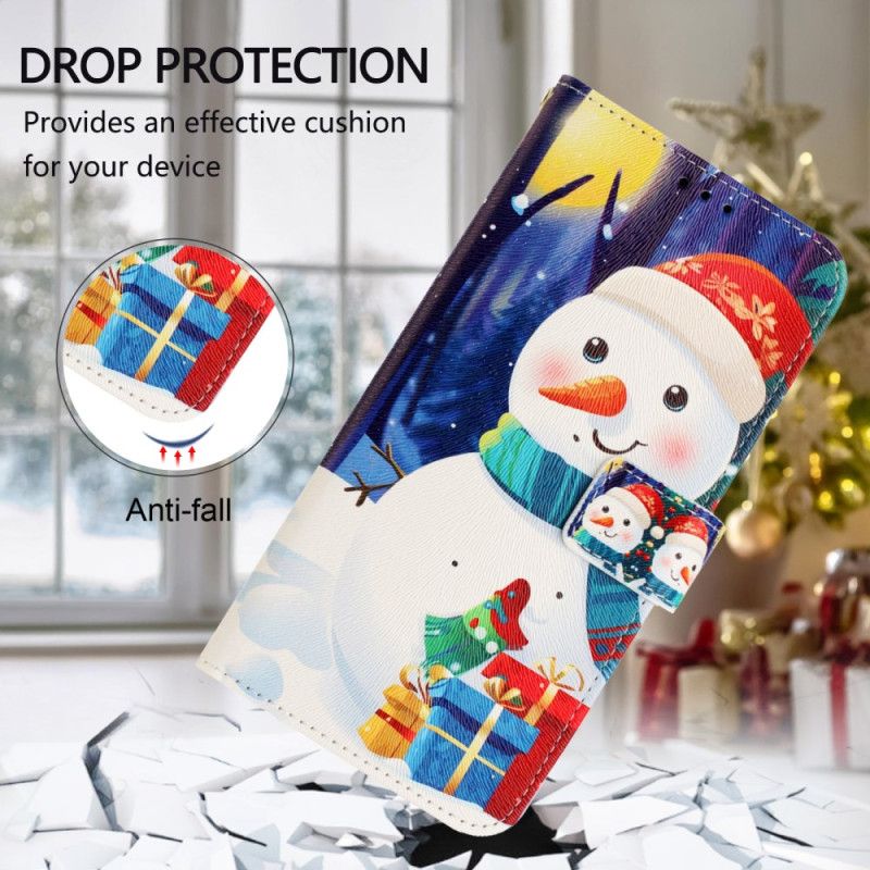 Kožený Kryt Oneplus 15 Vánoční Vzor