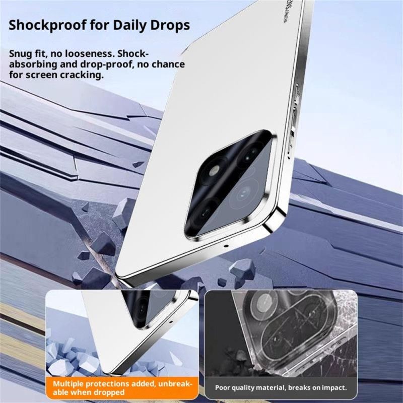 Kryt Oneplus 15 Elektrolyticky Pokovený Rám Odolný Proti Poškrábání