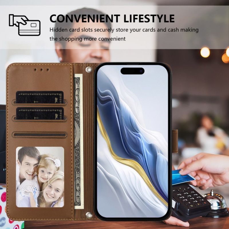 Peněženková Pouzdra Oneplus 15 Malá Kočka S Páskem